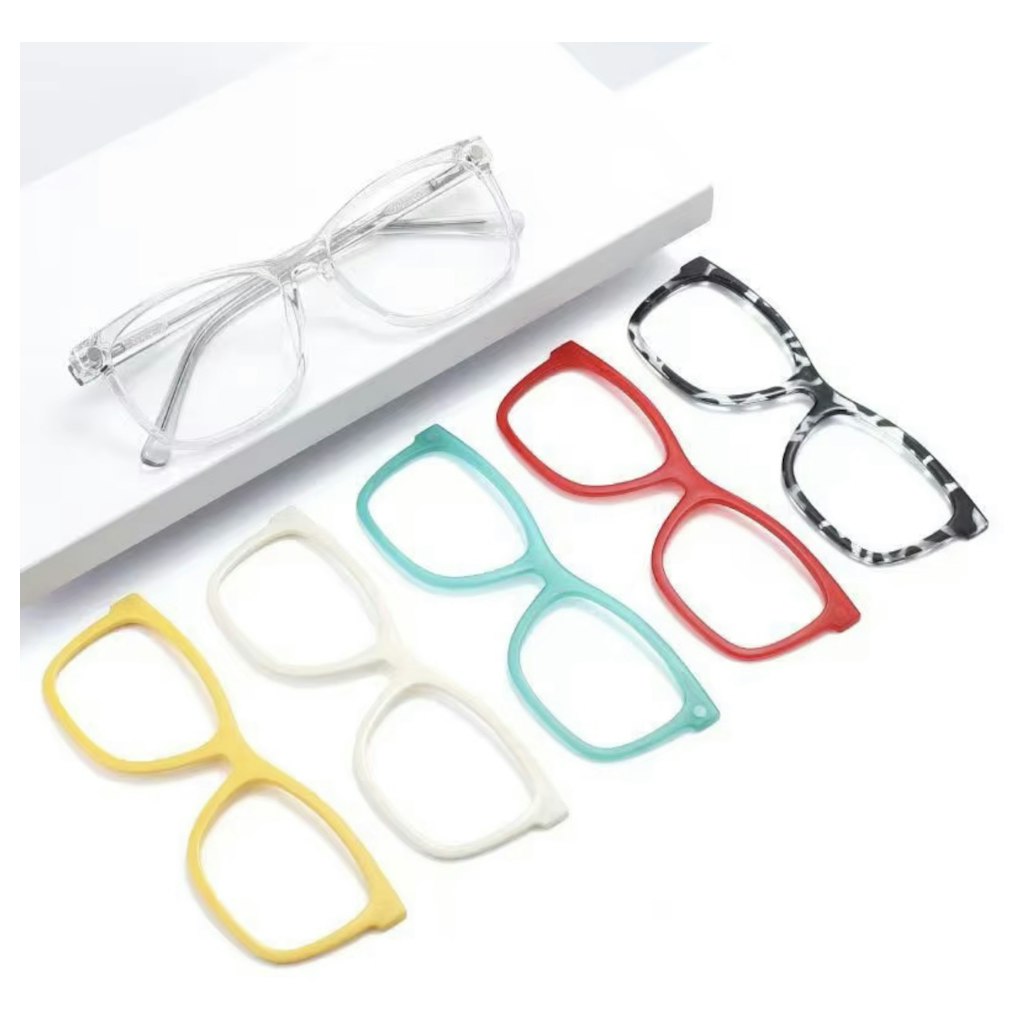 Clip on Glasses TR9901 - Crystal