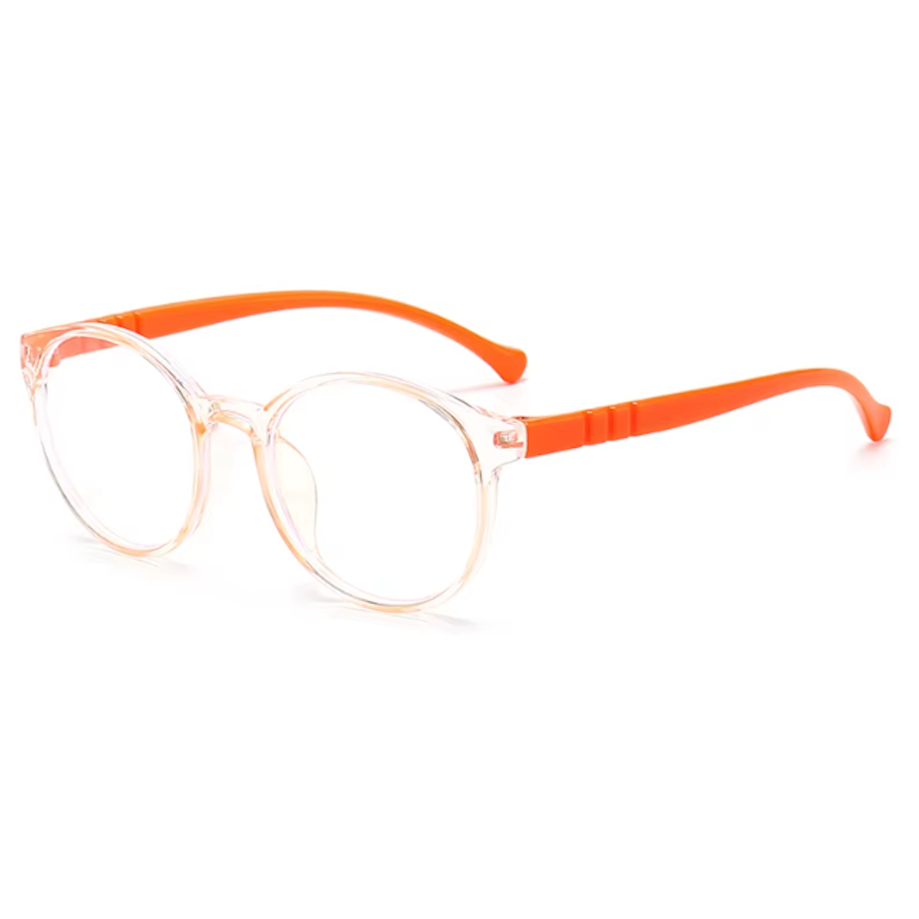 Taizhou Jiaojiang Junyi TR90 - Clear / Orange