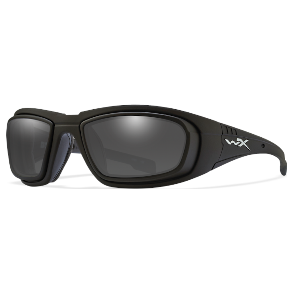 Wiley X WX Boss - Matte Black w/ RX Rim / Smoke Grey