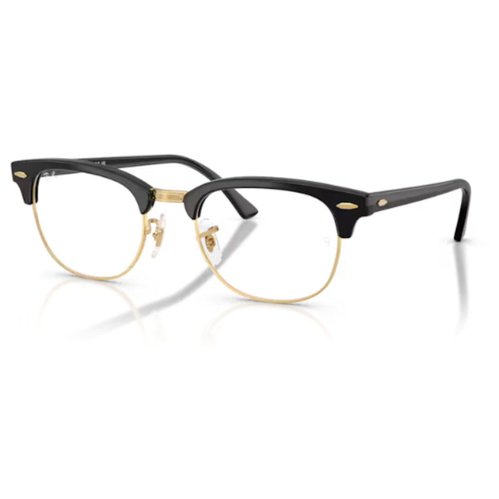 Ray-Ban RX5154 CLUBMASTER - BLACK ON GOLD