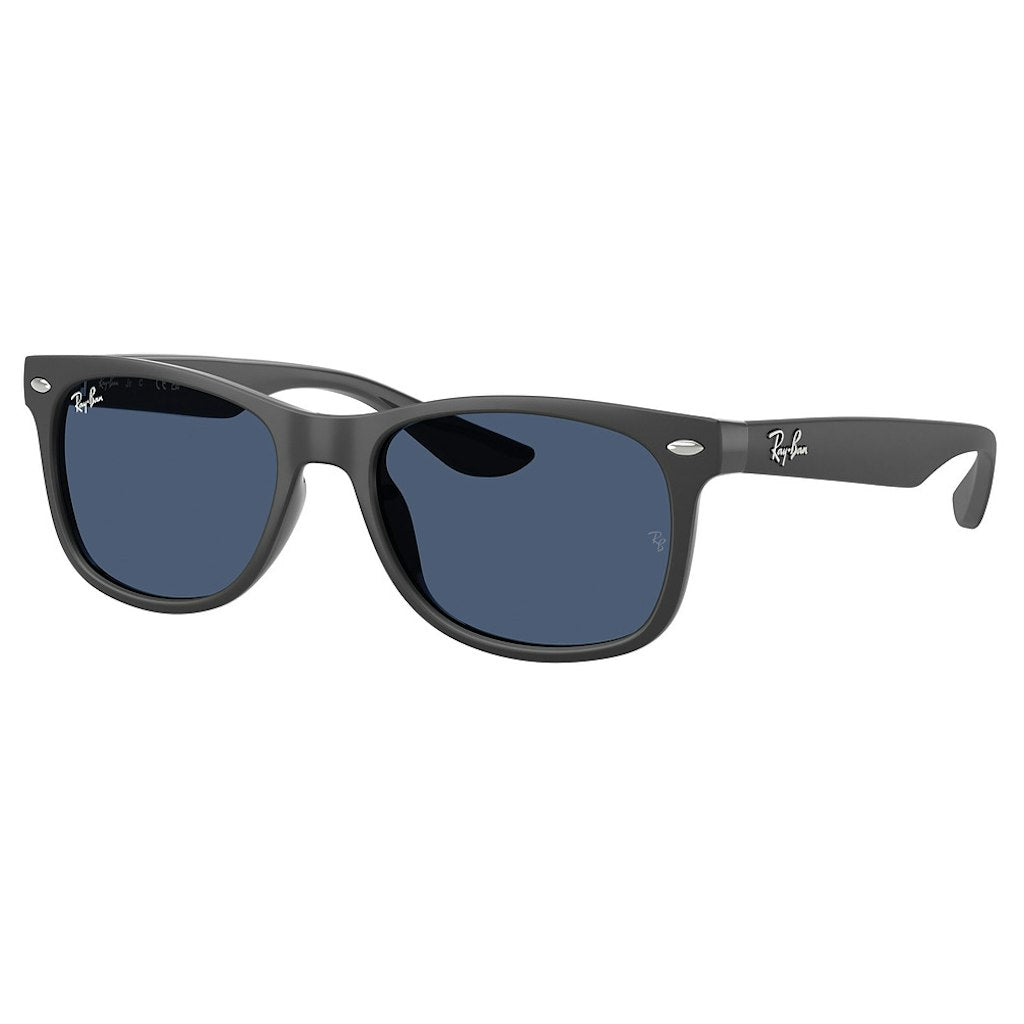 Ray-Ban RJ9052SF JUNIOR NEW WAYFARER - RUBBER DARK GRAY / DARK BLUE
