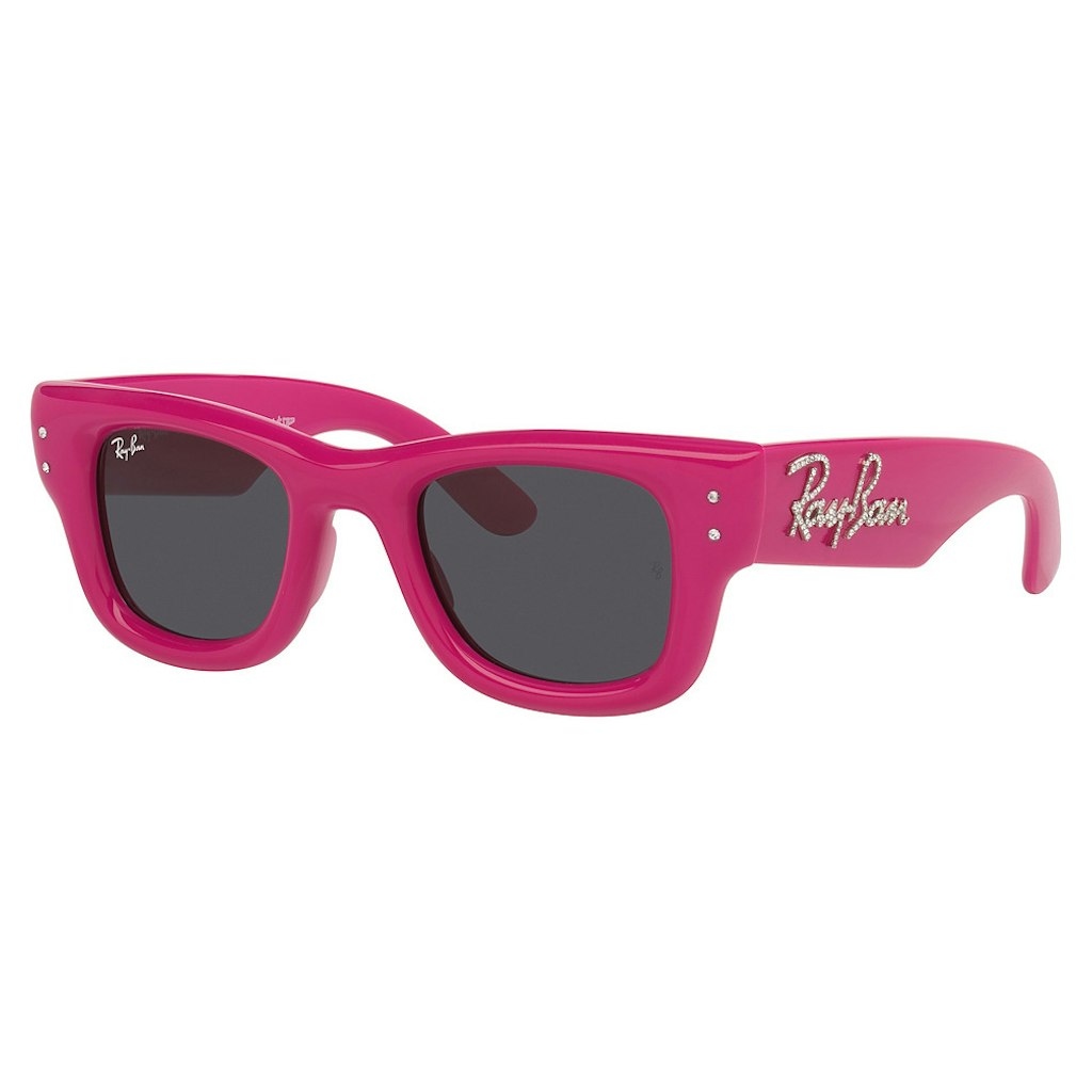 Ray-Ban RB4940B WAYFARER PUFFER - PINK WITH STRASS / ULTRA BLACK