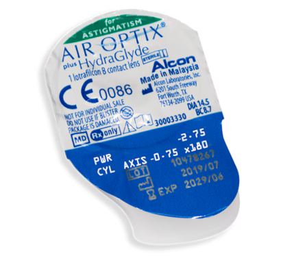 AIR OPTIX plus HydraGlyde for Astigmatism