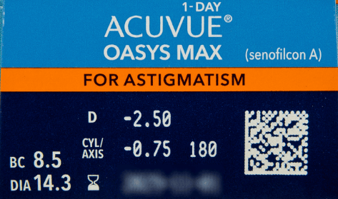 ACUVUE OASYS MAX 1-Day for ASTIGMATISM