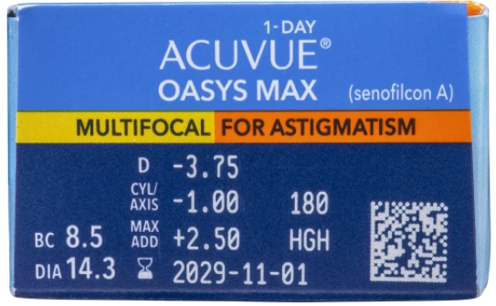 ACUVUE OASYS MAX 1-Day MULTIFOCAL for ASTIGMATISM