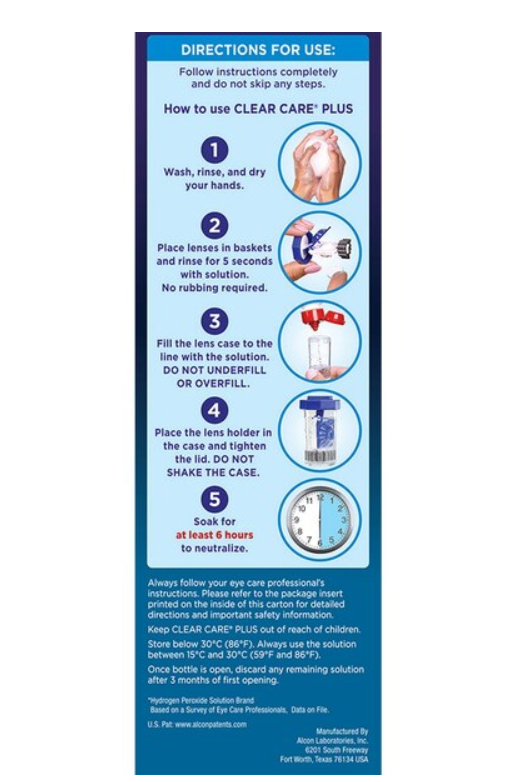 CLEAR CARE PLUS
