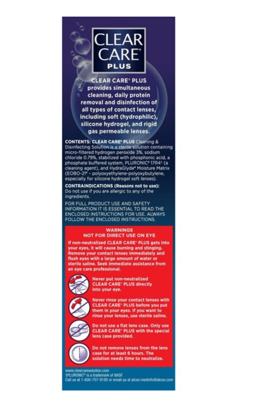 CLEAR CARE PLUS