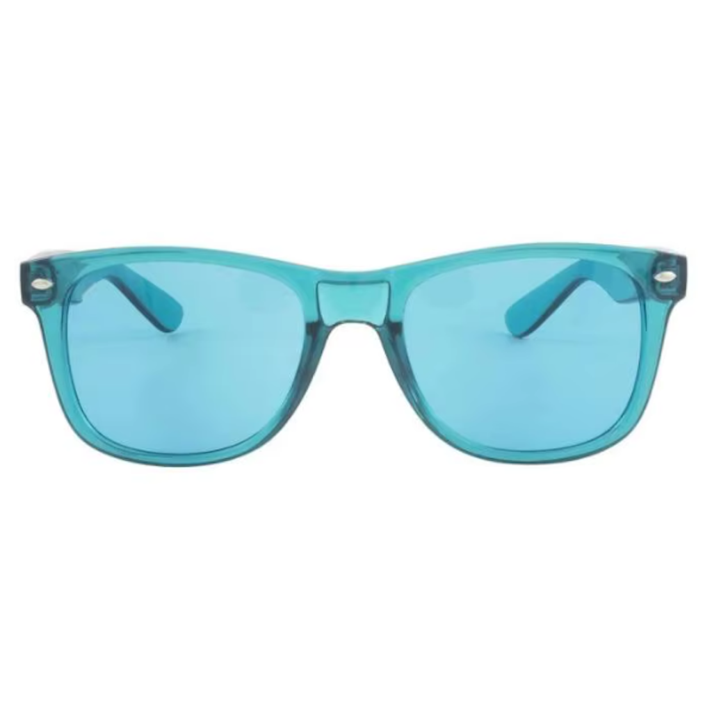 Color Light Colored Sunglasses - Aqua