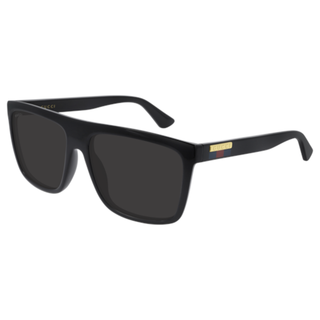 Gucci GG0748S - BLACK-BLACK-GREY / CR 39